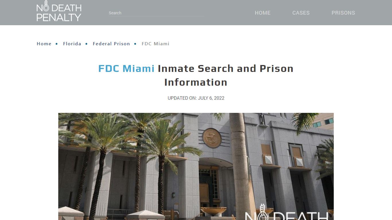 FDC Miami Inmate Search, Visitation, Phone no. & Mailing ...